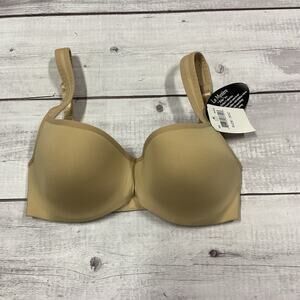Le Mystere Bra Tisha Womens 30C Nude Beige Underwire T-Shirt‎ L’ Image #955 NEW